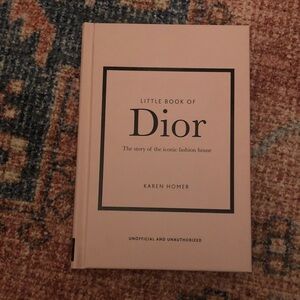 Dior Fashion Story Book in Pink with Black Accents